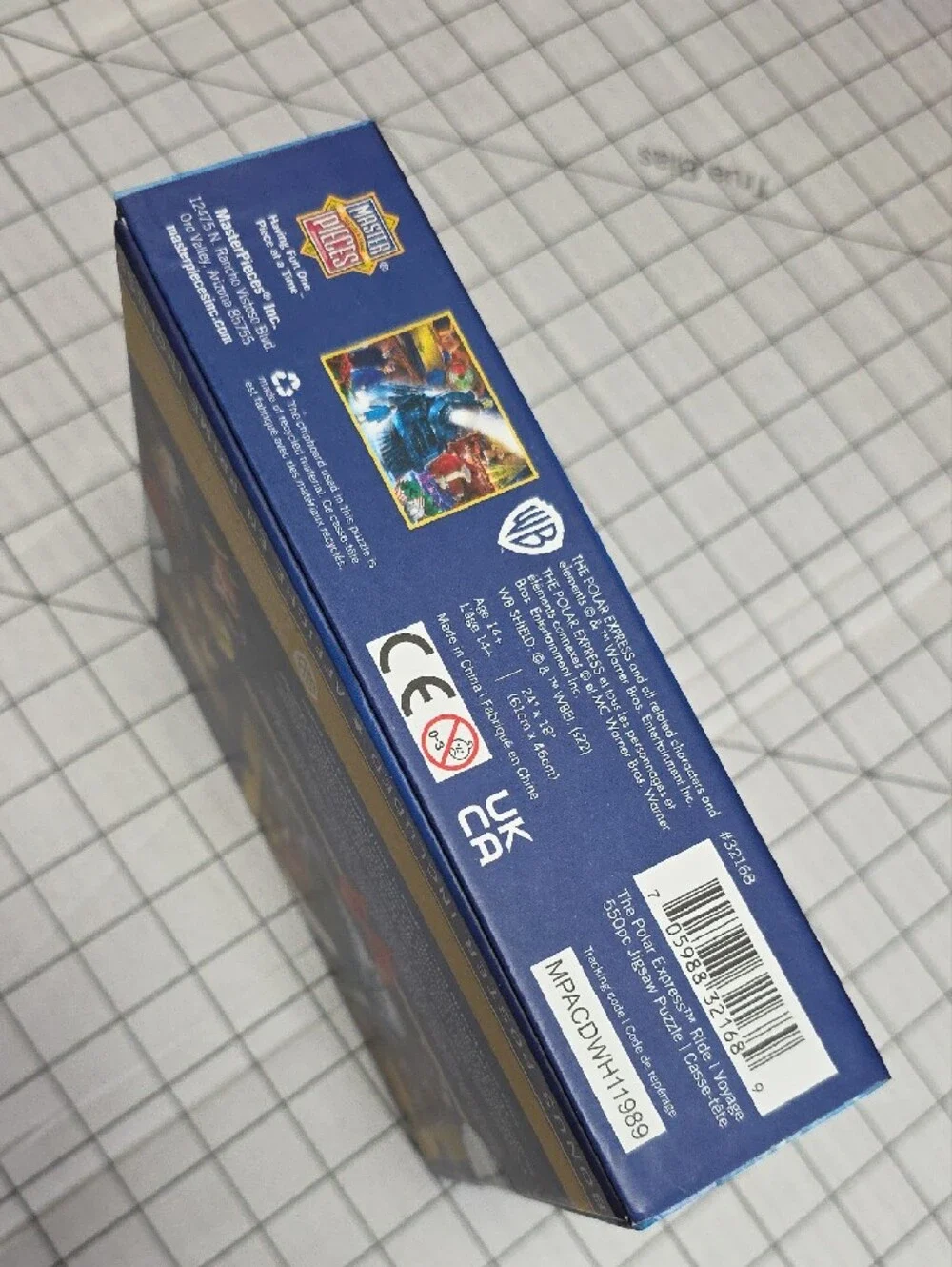 MasterPieces The Polar Express 550-Piece Jigsaw Puzzle - Blue Box, NIB 24